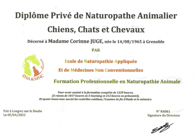 Certificat de Naturopathie